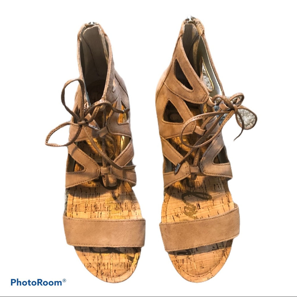 Sam Edelman Dean Gladiator Sandals Tan 7.5